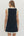 Solid Sleeveless Pullover Dress- Black
