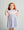 Turkey Knit Dress- Lavender Bitty Stripe