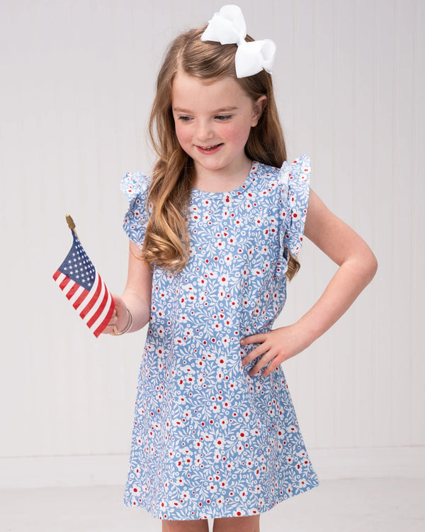 Lori RWB Floral Dress