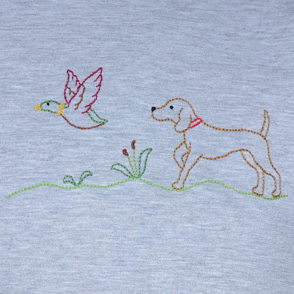 Houston Shirt- Dog Chasing Mallard Duck