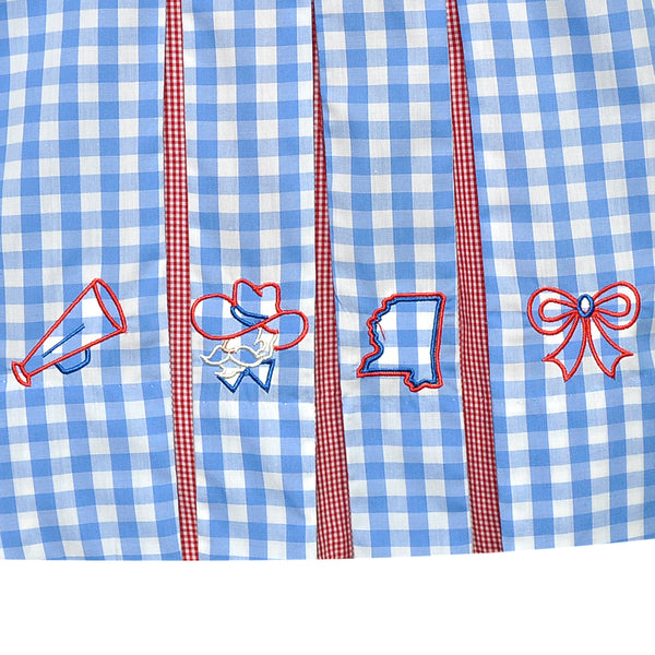 Rebel Blue/Red 4 Logo Dress