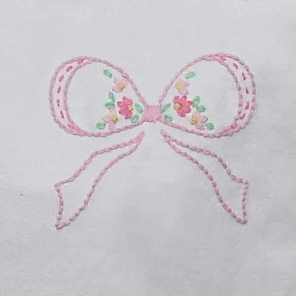 Aubrey Bloomer Set- Pink Bow