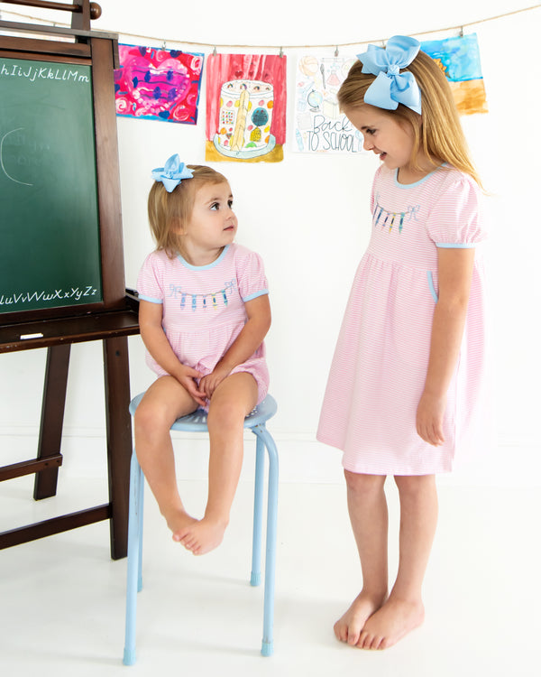 Crayon Embroidery Dress