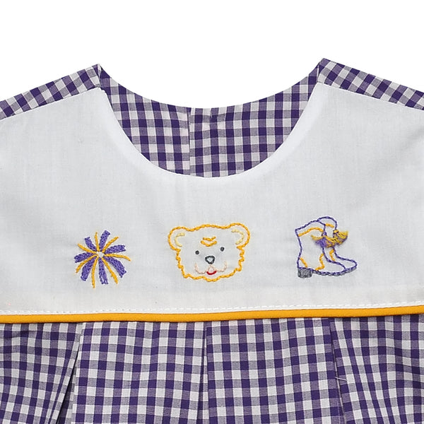Game Day Trio Purple/Gold Dress 