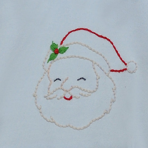 Forest Shirt- Blue Santa