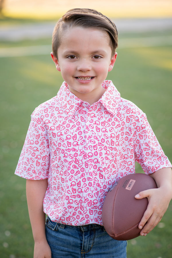 Kickoff Red Polo