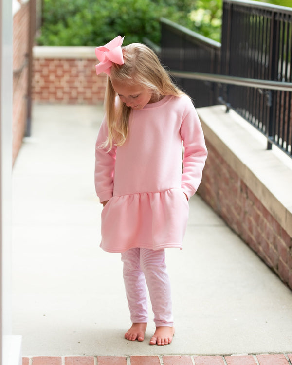 Tunic Sweatshirt- Light Pink