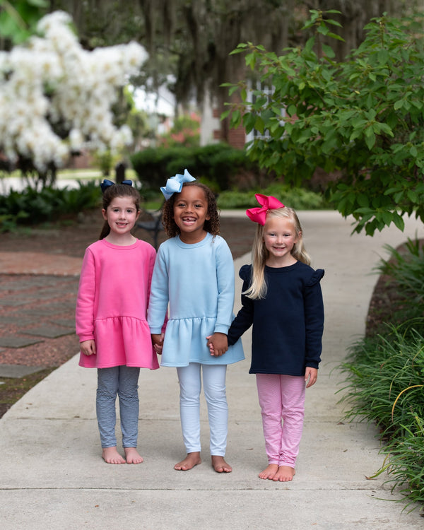 Tunic Sweatshirt- Hot Pink