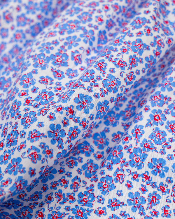 Blue Floral Fiesta Dress