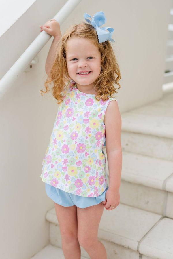 Blossoms & Blooms Knit Bloomer Set