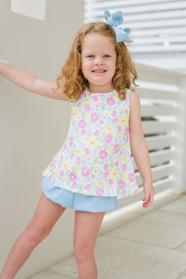 Blossoms & Blooms Knit Bloomer Set