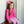 Ruffle Sweatshirt- Hot Pink
