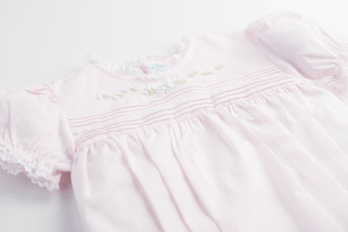 Floral Bullions & Lace Bubble- Pink