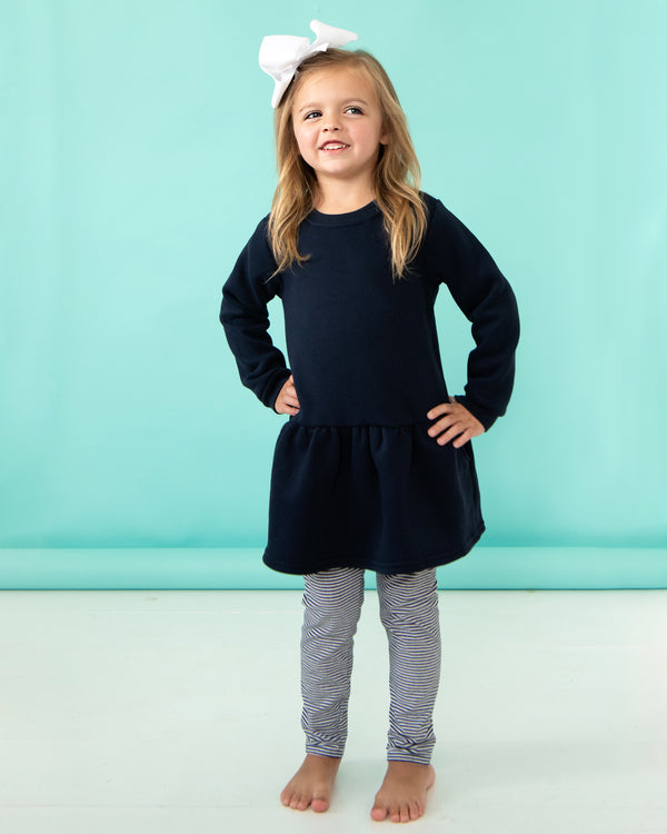 Tunic Sweatshirt- Navy