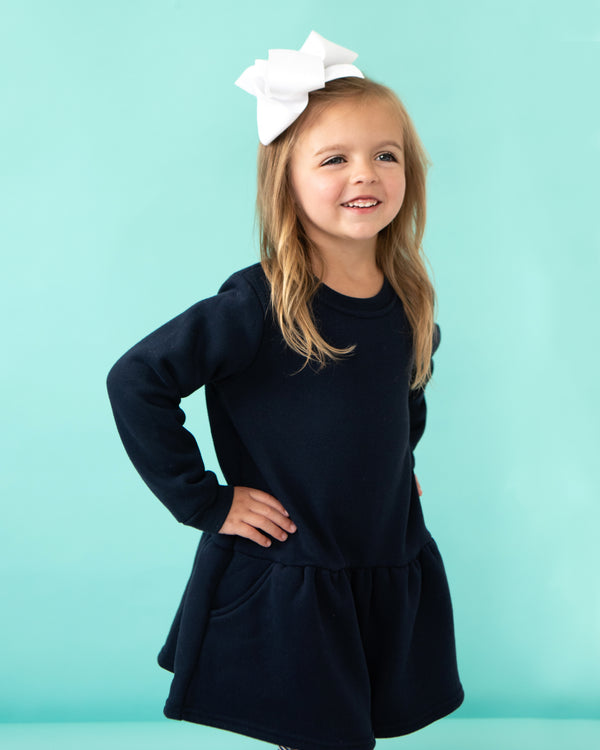 Tunic Sweatshirt- Navy