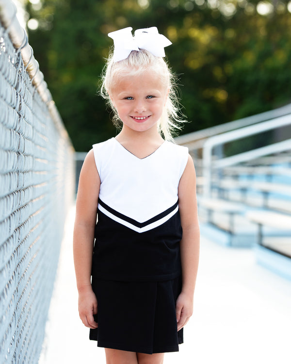 Cheer Uniform Skort Set- Crimson/White – Smock Candy