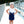 Load image into Gallery viewer, Cheer Uniform Skort Set- Navy/White
