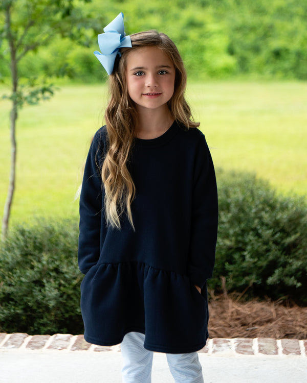 Tunic Sweatshirt- Navy