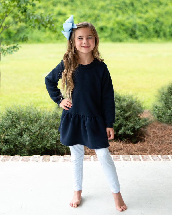 Tunic Sweatshirt- Navy