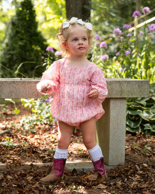 Cowgirl Boots With Gold Lurex Bubble