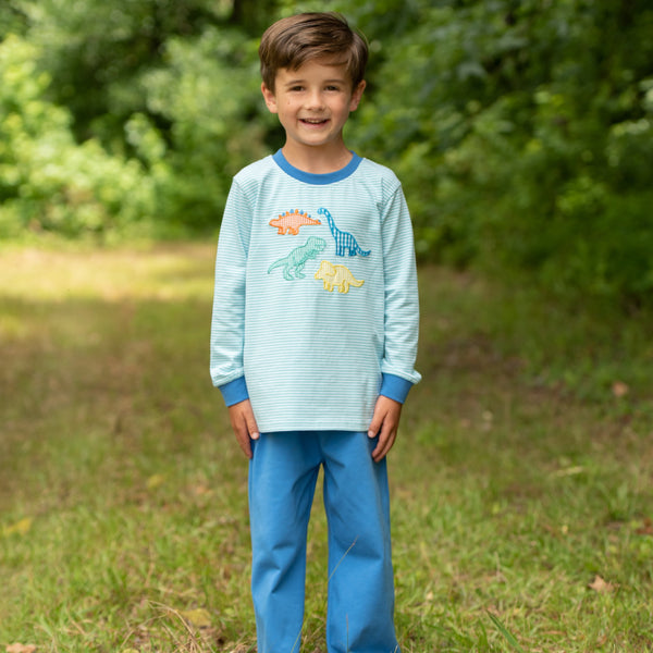 Dinosaur Applique Pants Set