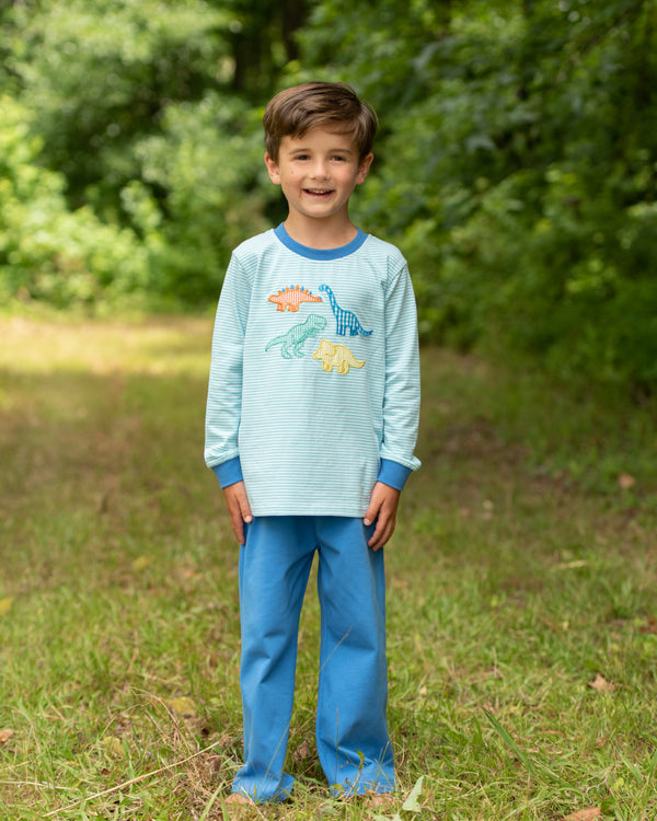 Dinosaur Applique Pants Set