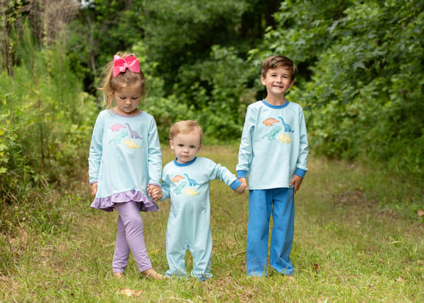 Dinosaur Applique Pants Set