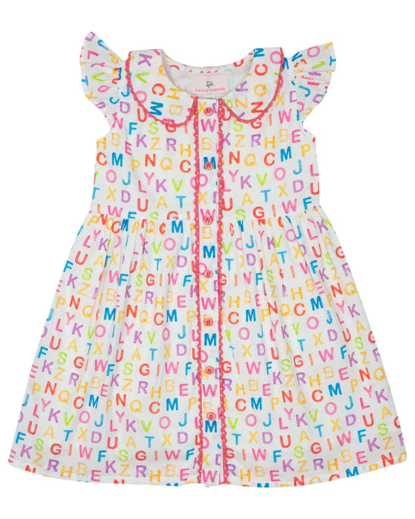 ABC Flutter Sleeve Dress