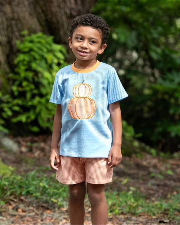 Pumpkin Stack Short Set