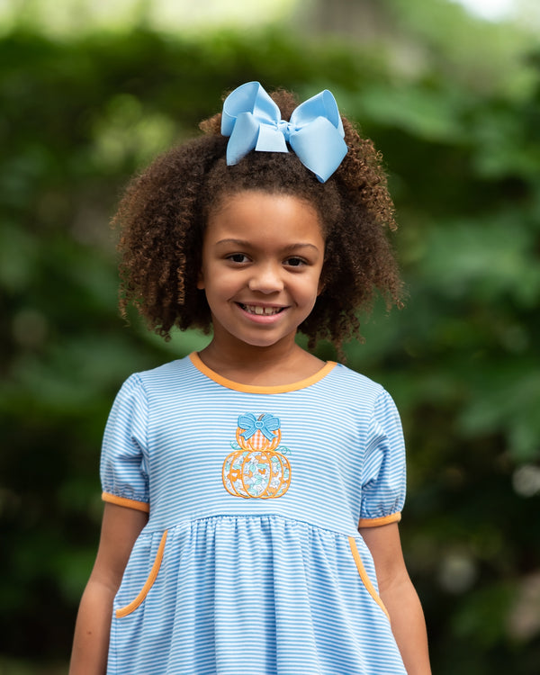 Pumpkin Stack Pocket Dress