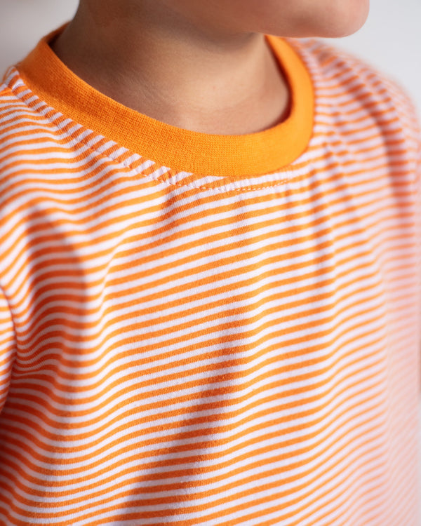 Graham Shirt- Orange Stripe