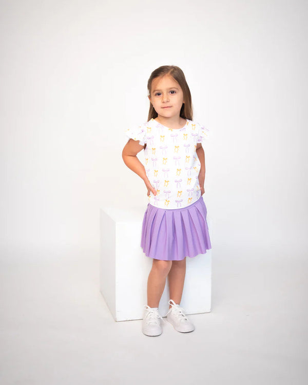 Ruffled Sleeve Chant & Cheer Set- Tigers