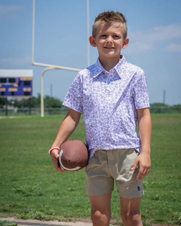 Kickoff Purple Polo