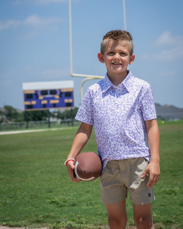 Kickoff Purple Polo