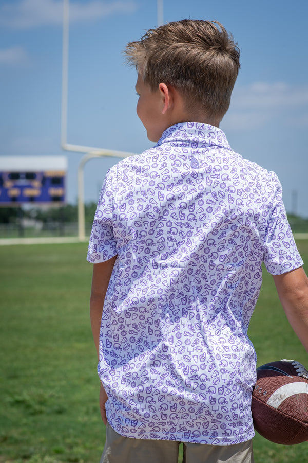 Kickoff Purple Polo