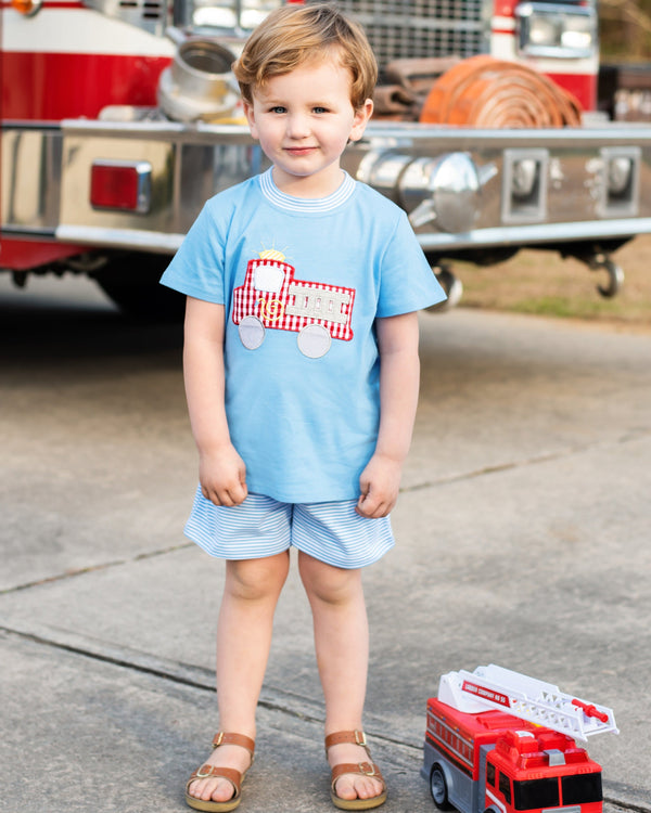 Firetruck Short Set