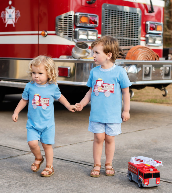 Firetruck Short Set