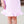 Flutter Sleeve Dress- Light Pink Stripe