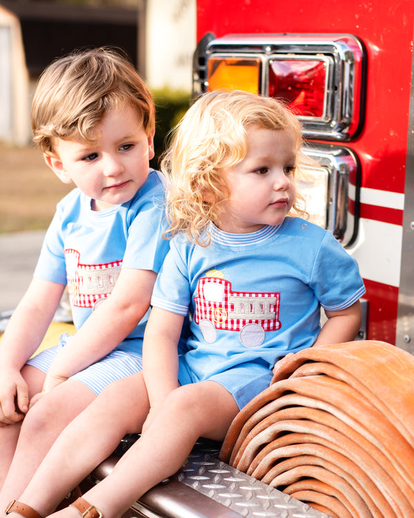 Firetruck Short Set