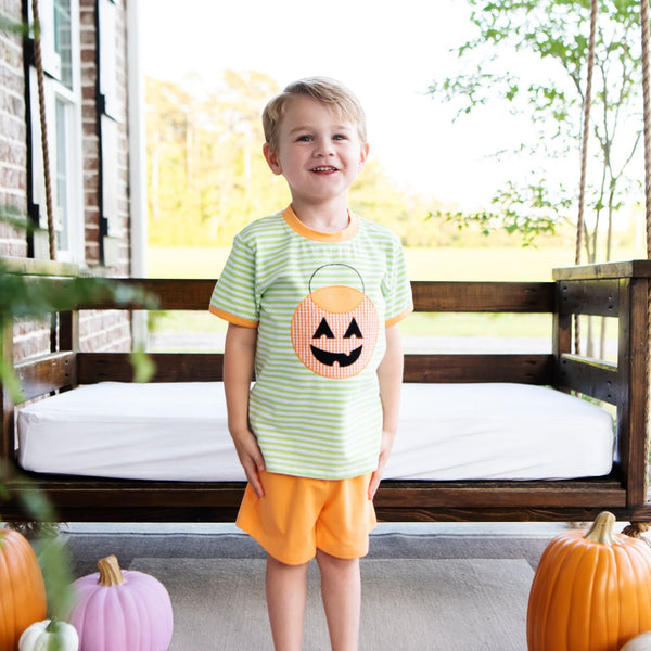 Halloween Bucket Short Set
