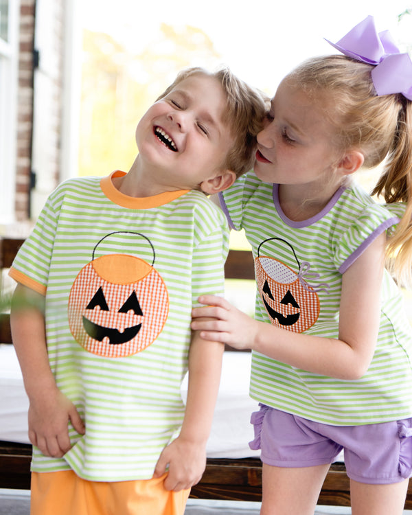 Halloween Bucket Short Set