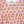 Pink Block Print Bubble with Silver Lurex