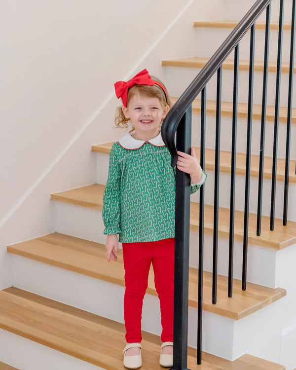 Morgan Set Legging Set- Candy Cane Lane