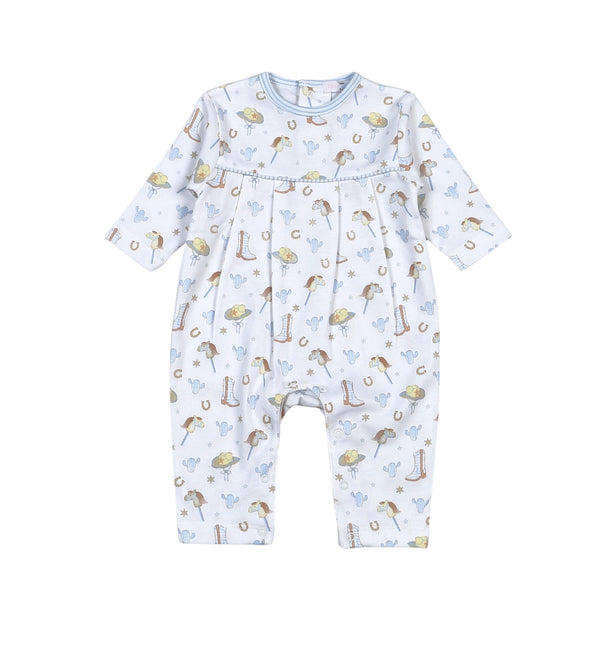 Howdy Baby Romper- Blue