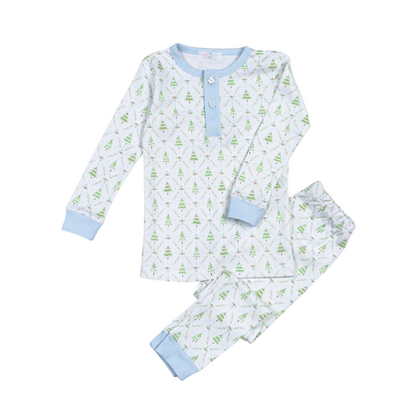 Christmas Tree Loungewear- Blue