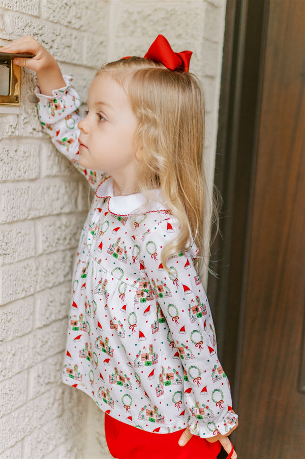 Deck the Halls L/S Bloomer Set