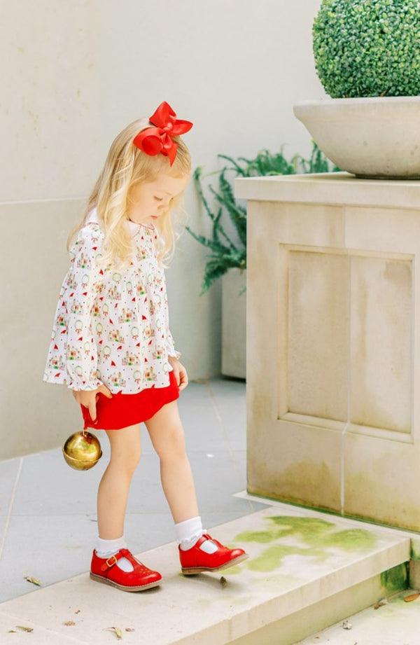 Deck the Halls L/S Bloomer Set