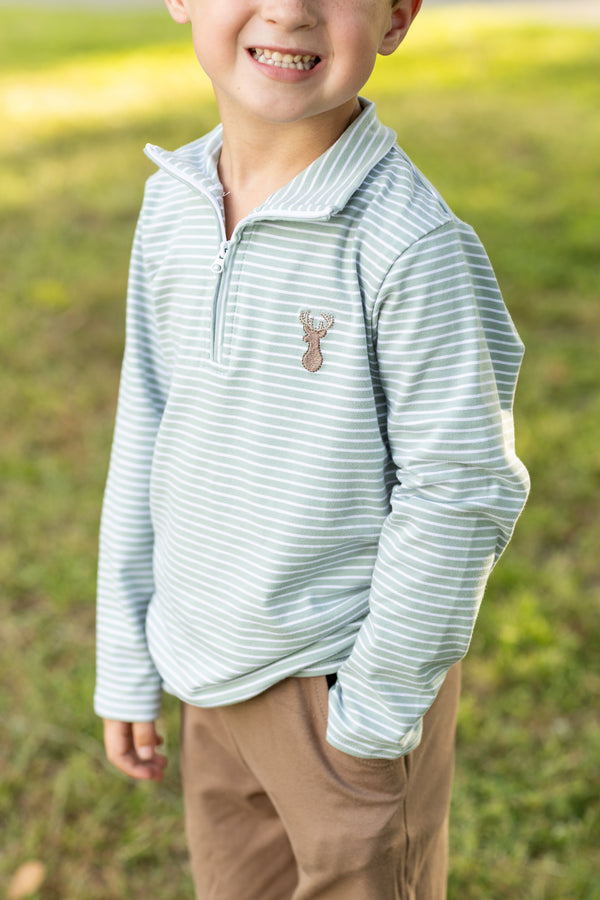 Deer 1/4 Zip Pullover