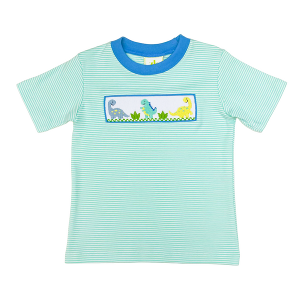 Dino Harry's Play Knit Tee- Mint Bitty