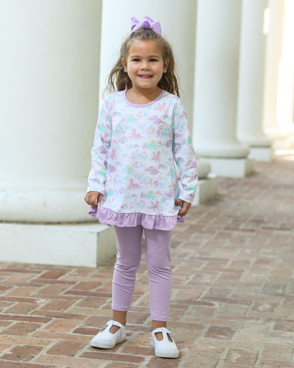 Dino Adventures Ruffle Pants Set